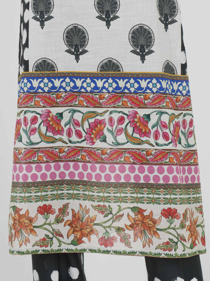 3 Piece Lawn Slub Suit (Unstitched)
