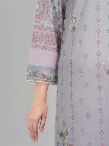 3 Piece Lawn Suit- Embroidered (Unstitched)