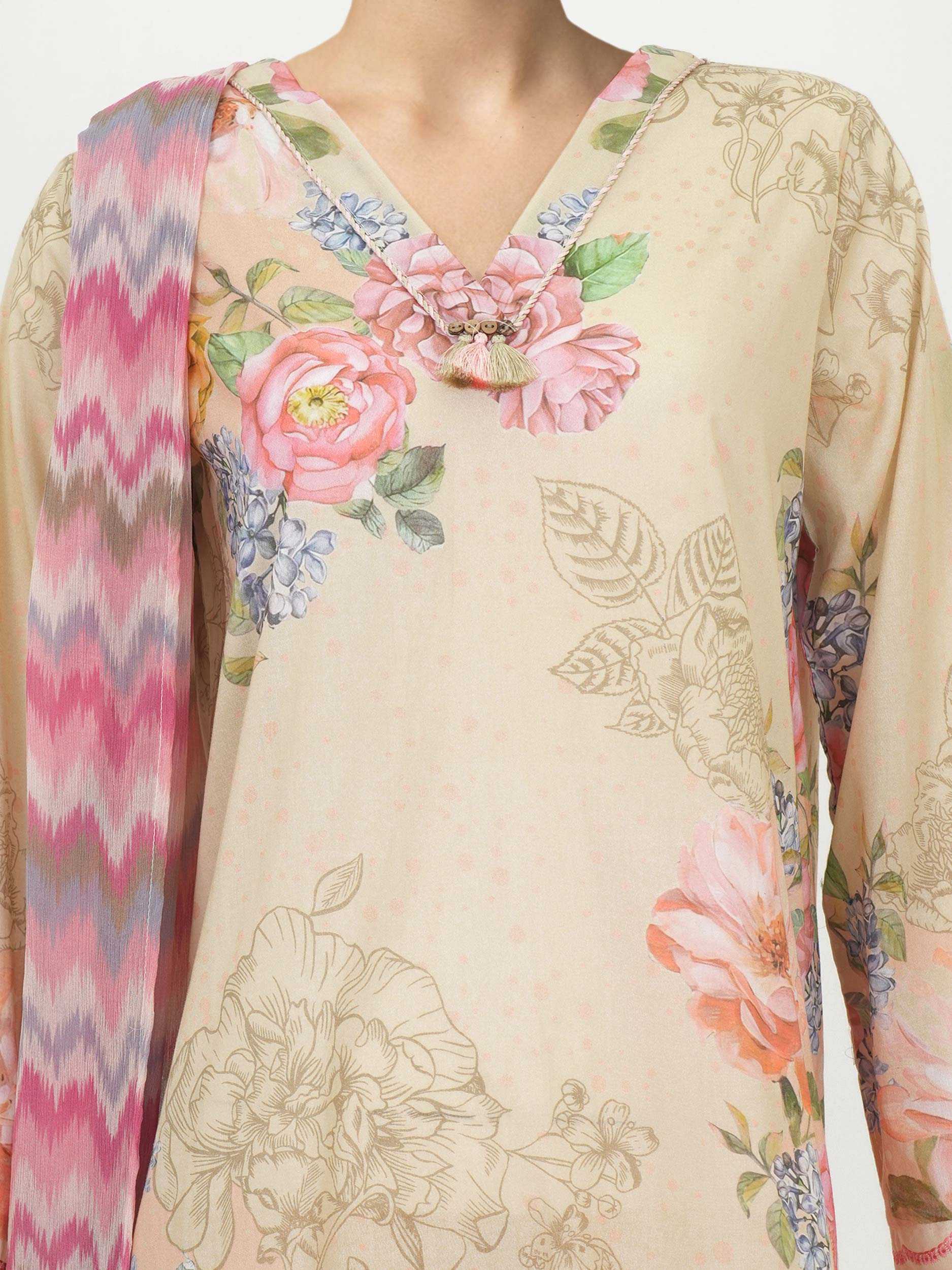 3 Piece Lawn Suit- Embroidered (Unstitched)