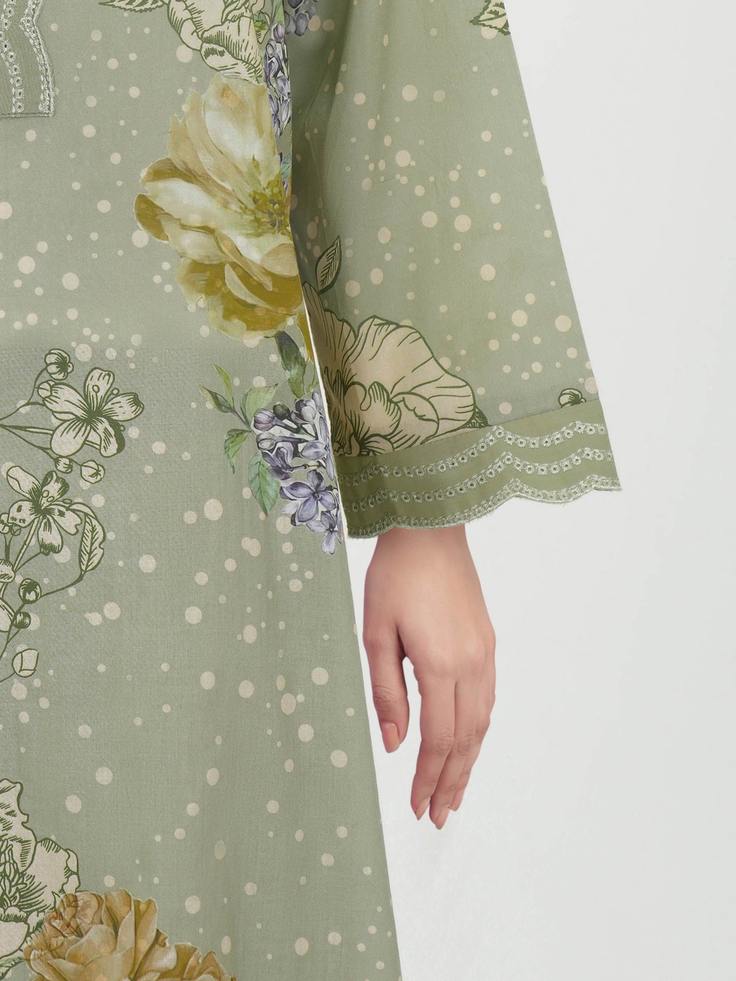 3 Piece Lawn Suit- Embroidered (Unstitched)