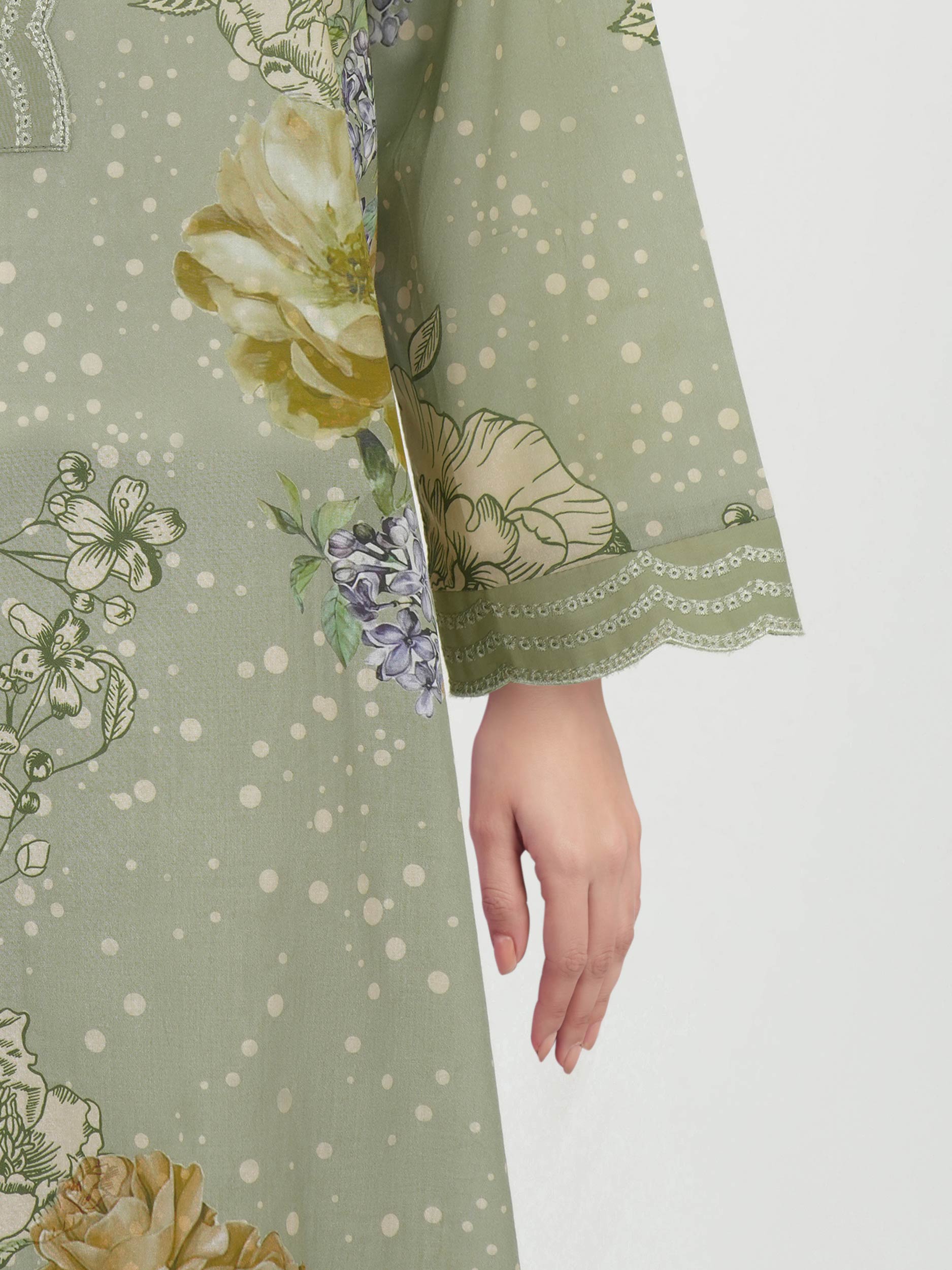 3 Piece Lawn Suit- Embroidered (Unstitched)