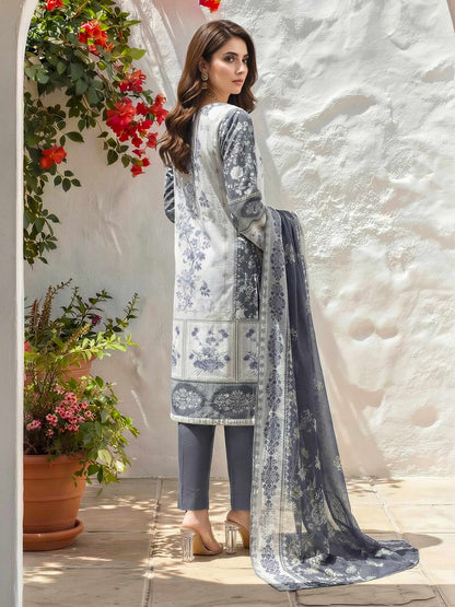 3 Piece Lawn Suit (Unstitched)