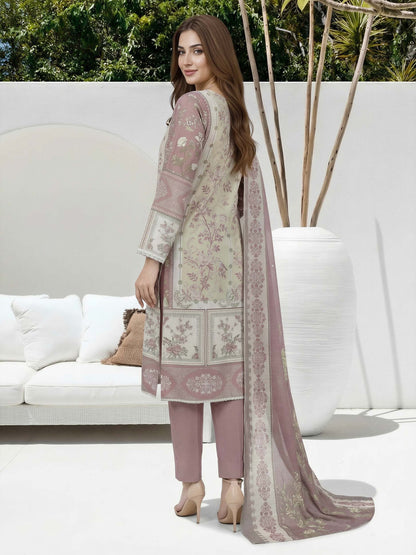 3 Piece Lawn Suit (Unstitched)