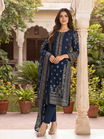 3 Piece Lawn Suit (Unstitched)