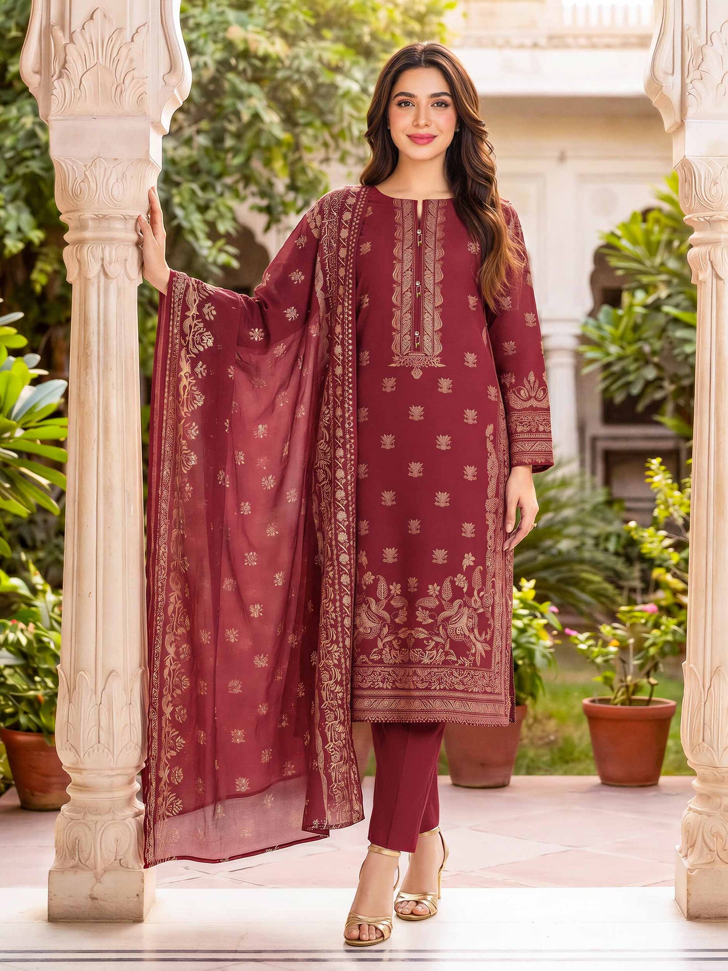 3 Piece Lawn Suit (Unstitched)