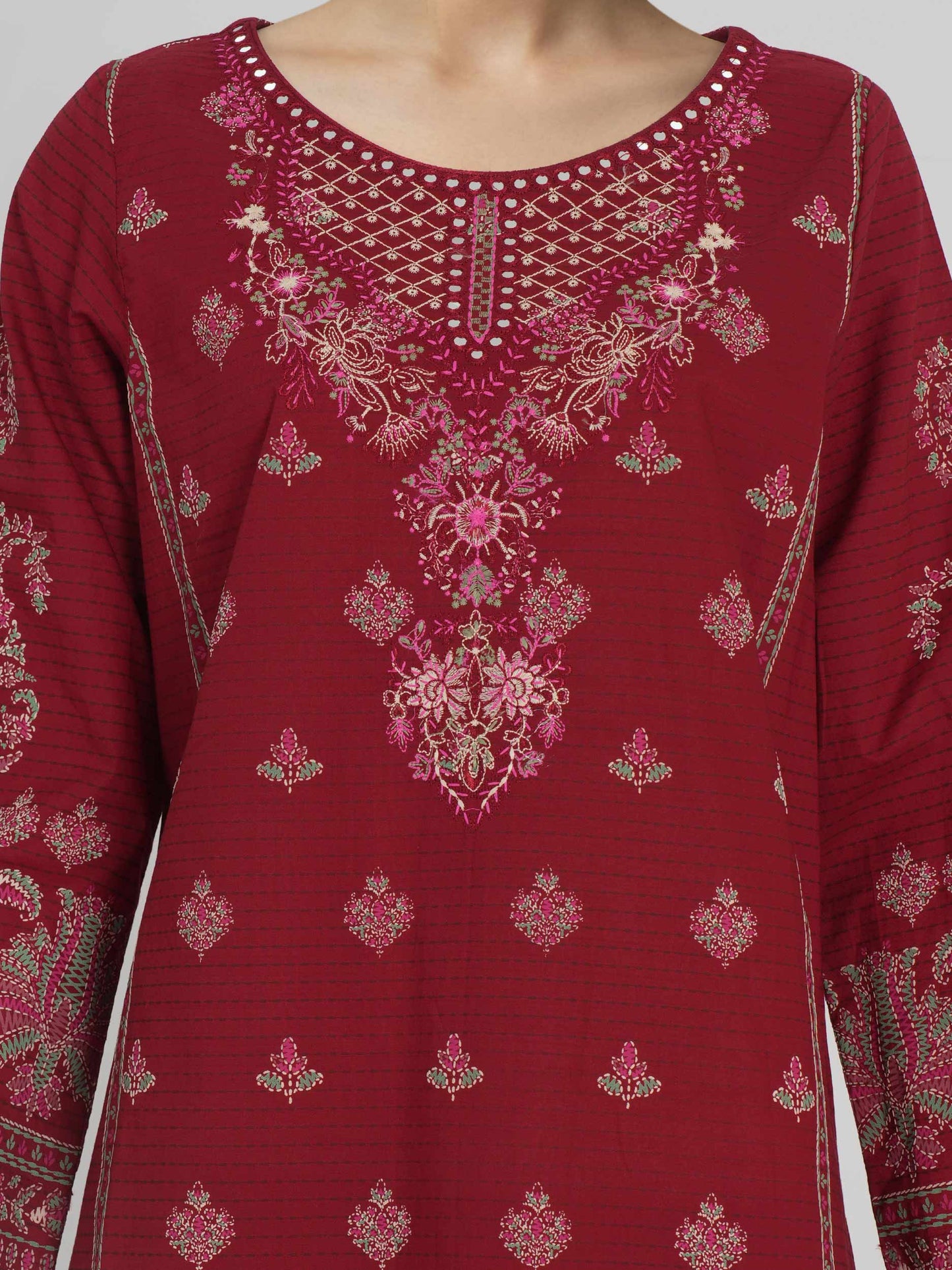 3 Piece Lawn Suit-  Embroidered (Unstitched)