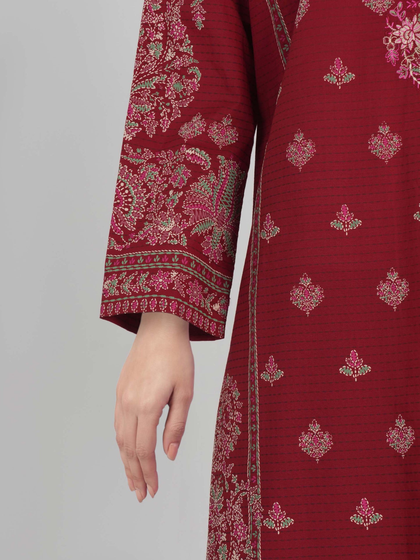 3 Piece Lawn Suit-  Embroidered (Unstitched)