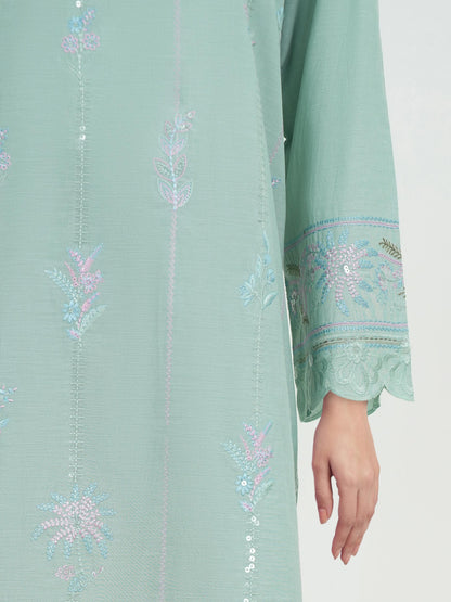 3 Piece Yarn Dyed Suit- Embroidered (Unstitched)