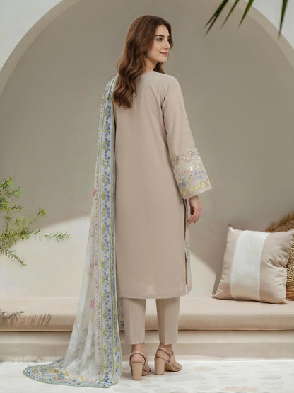 3 Piece Lawn Suit- Embroidered (Unstitched)