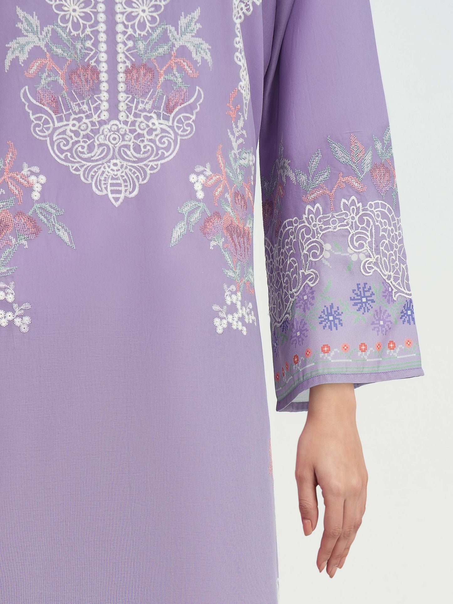 3 Piece Lawn Suit- Embroidered (Unstitched)