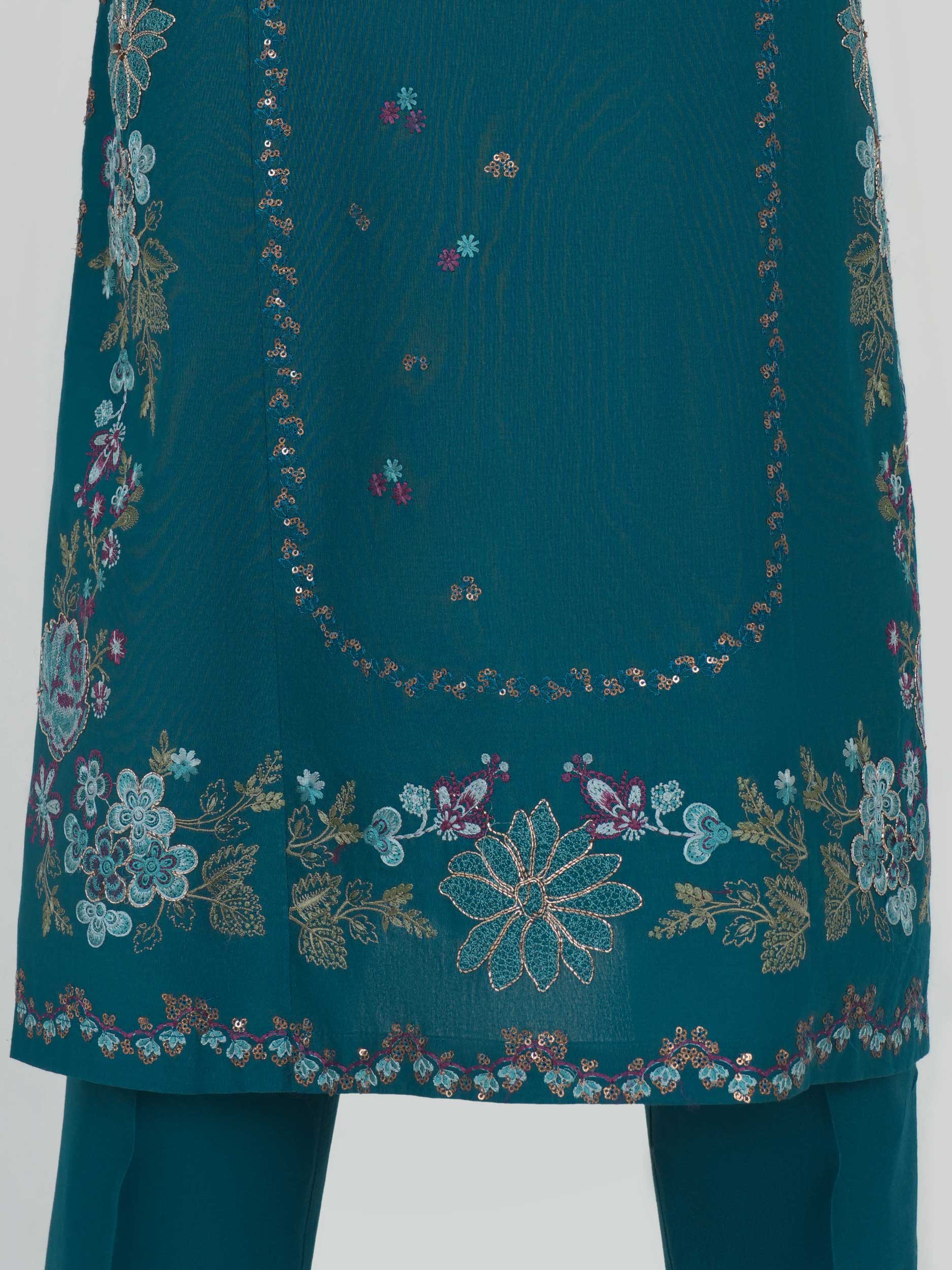 3 Piece Lawn Suit- Embroidered (Unstitched)