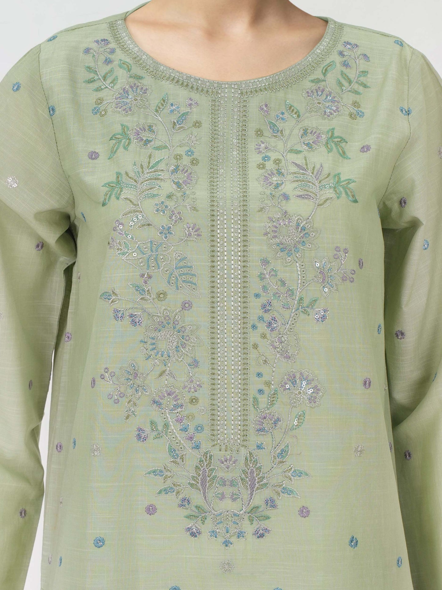 3 Piece Lawn Suit- Embroidered (Unstitched)
