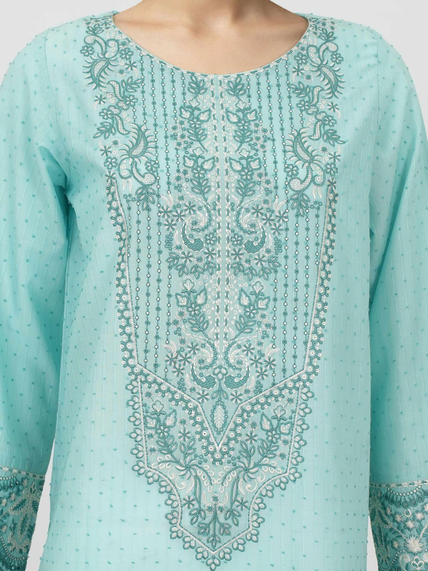 3 Piece Lawn Suit- Embroidered (Unstitched)