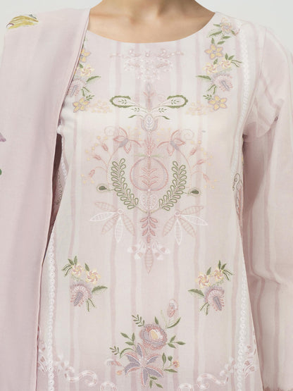 3 Piece Lawn Suit- Embroidered (Unstitched)