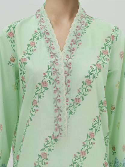 3 Piece Lawn Suit- Embroidered (Unstitched)