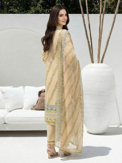 3 Piece Lawn Suit- Embroidered (Unstitched)