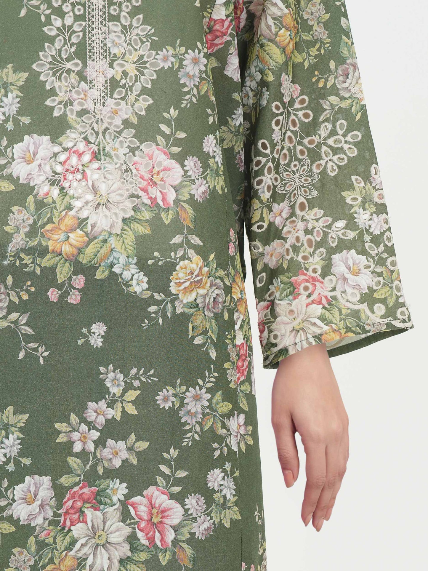 3 Piece Lawn Suit- Embroidered (Unstitched)