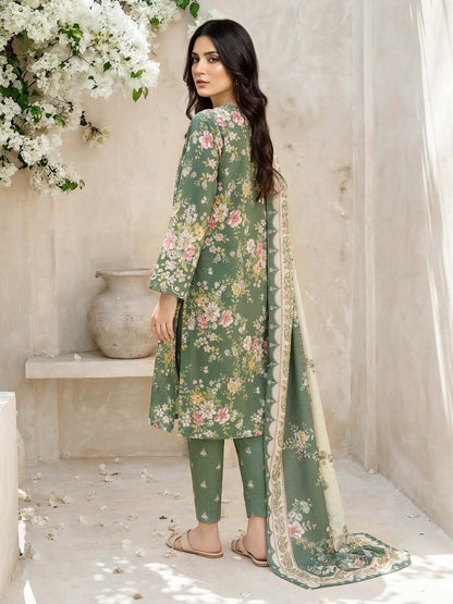 3 Piece Lawn Suit- Embroidered (Unstitched)