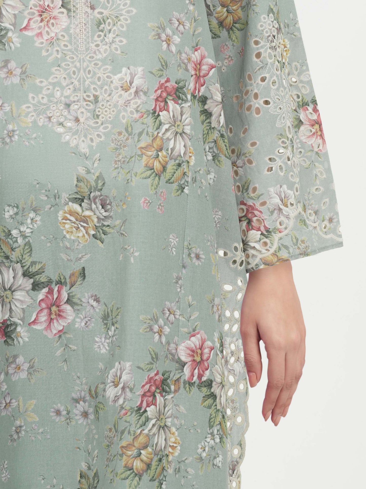 3 Piece Lawn Suit- Embroidered (Unstitched)