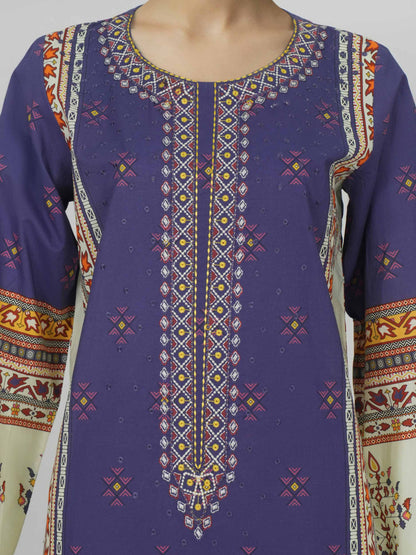 3 Piece Lawn Suit- Embroidered (Unstitched)