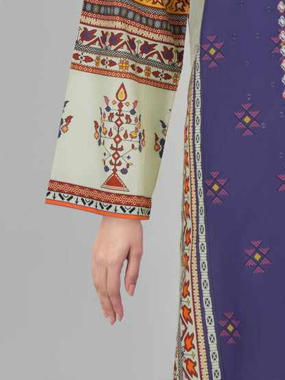 3 Piece Lawn Suit- Embroidered (Unstitched)