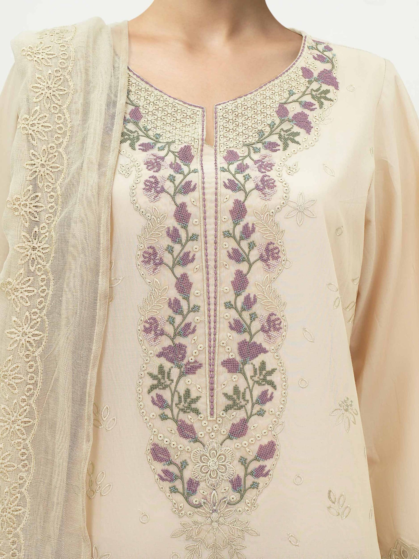 3 Piece Lawn Suit-Embroidered (Unstitched)