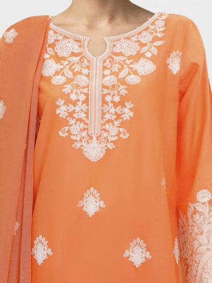 3 Piece Lawn Suit-Embroidered (Unstitched)