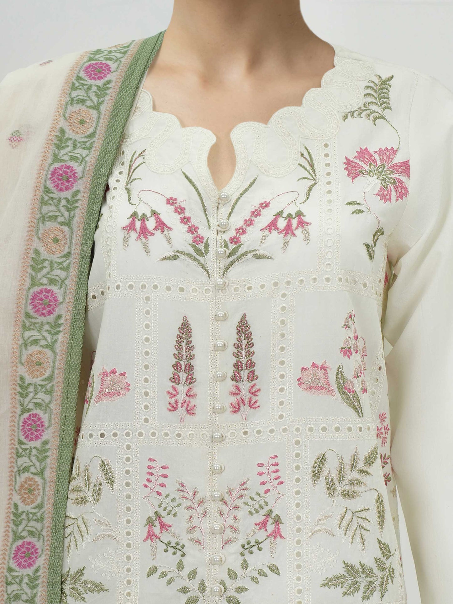 3 Piece Lawn Suit-Embroidered (Unstitched)
