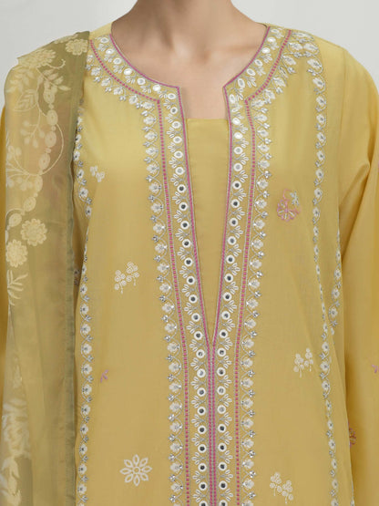 3 Piece Lawn Suit-Embroidered (Unstitched)