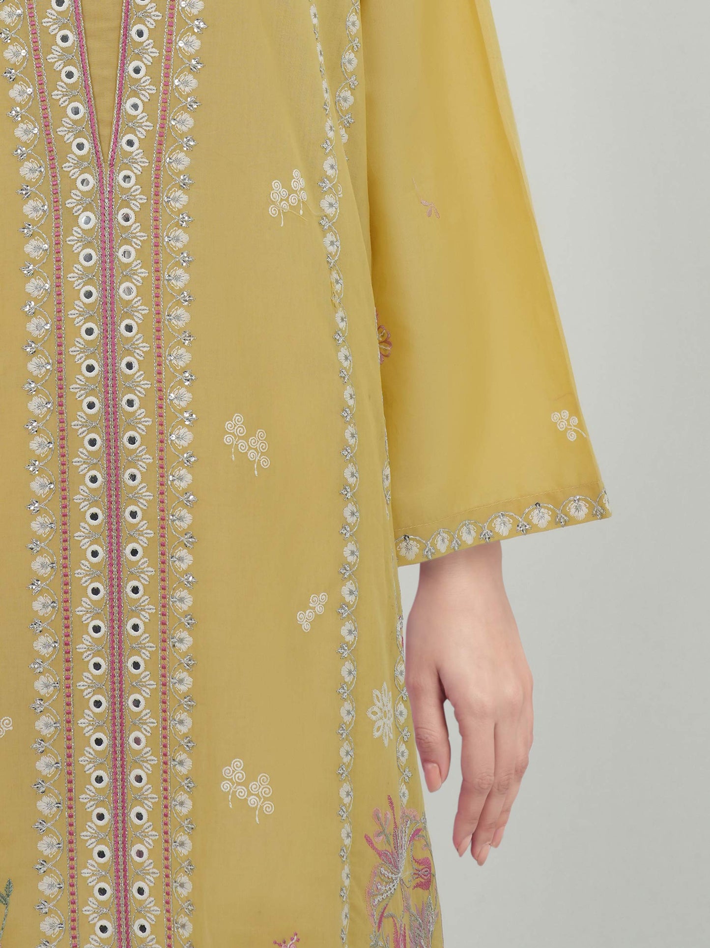 3 Piece Lawn Suit-Embroidered (Unstitched)