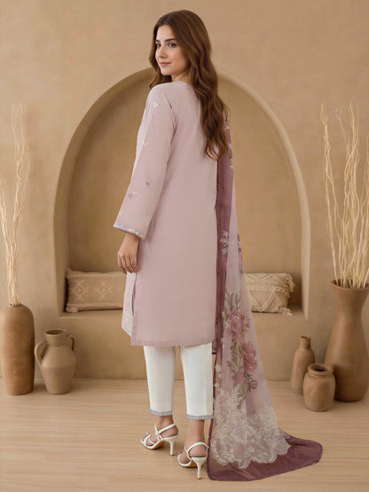 3 Piece Lawn Suit-Embroidered (Unstitched)