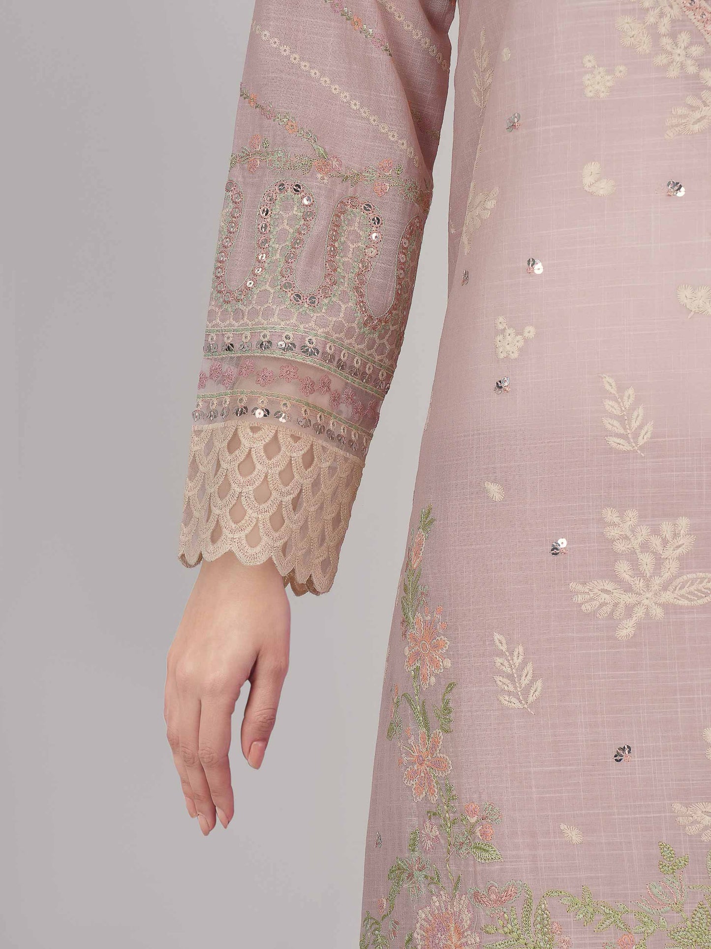 3 Piece Lawn Suit- Embroidered (Unstitched)