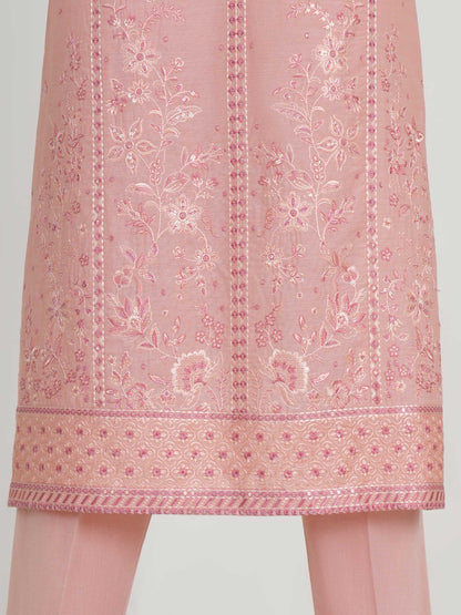 3 Piece Yarn Dyed Suit- Embroidered (Unstitched)