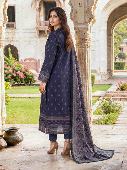3 Piece Lawn Paste Suit (Unstitched)