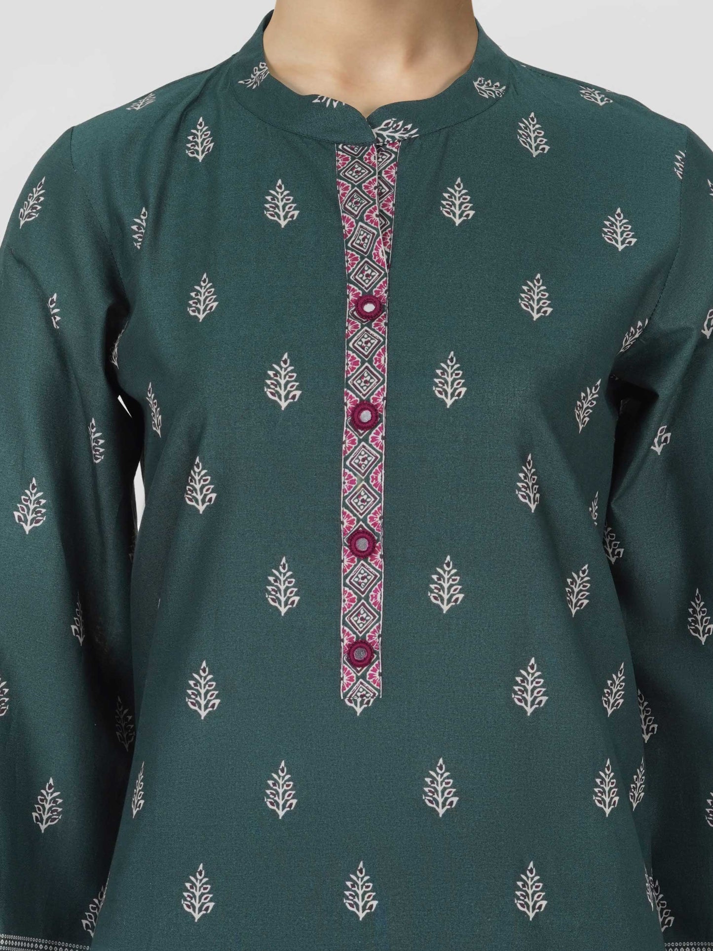 3 Piece Lawn Paste Suit (Unstitched)