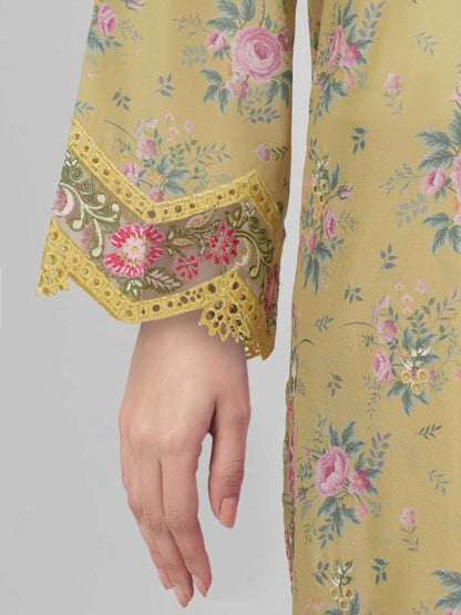 3 Piece Lawn Suit- Embroidered (Unstitched)