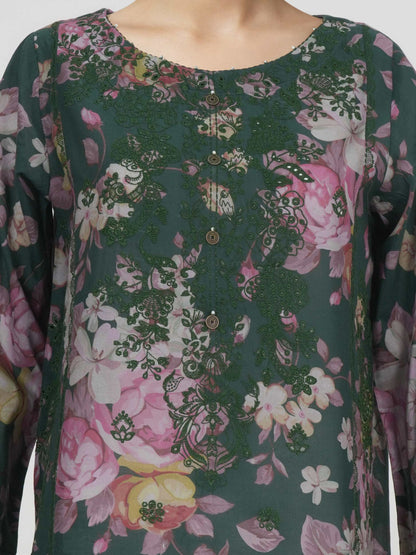 3 Piece Lawn Suit- Embroidered (Unstitched)