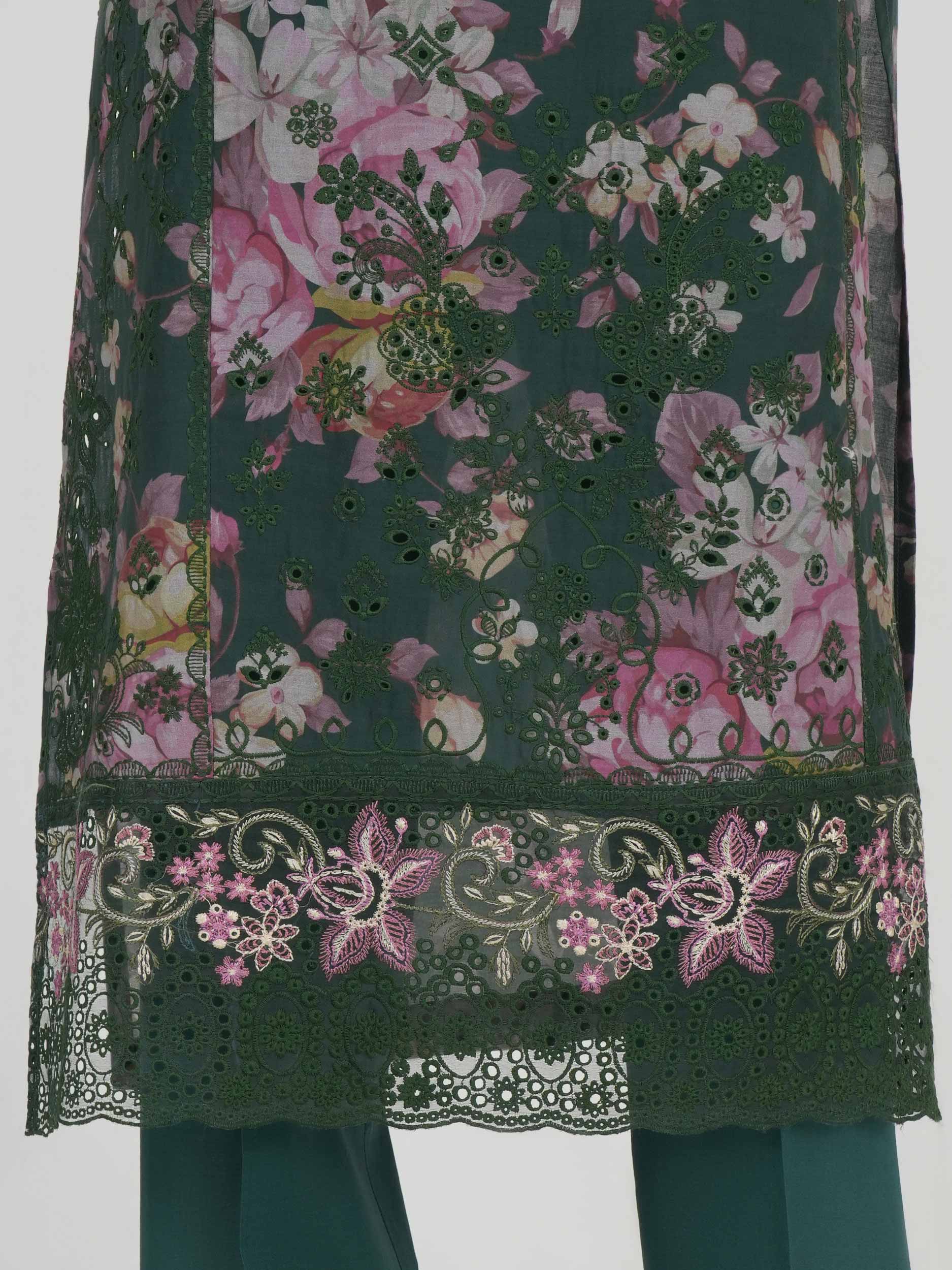 3 Piece Lawn Suit- Embroidered (Unstitched)
