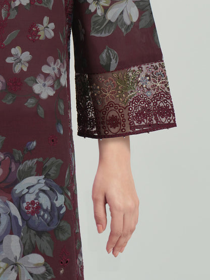 3 Piece Lawn Suit- Embroidered (Unstitched)