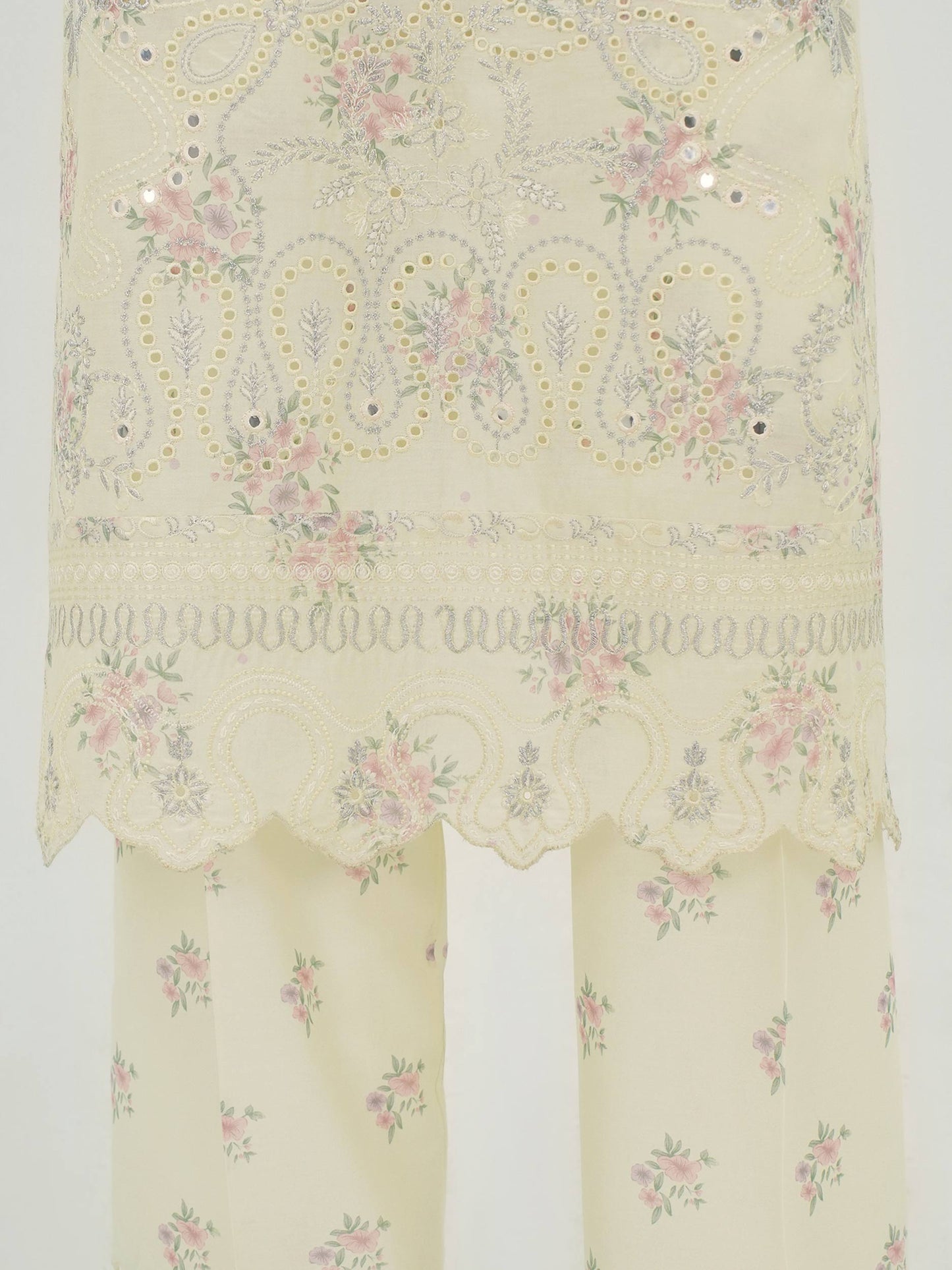 3 Piece Lawn Suit- Embroidered (Unstitched) 