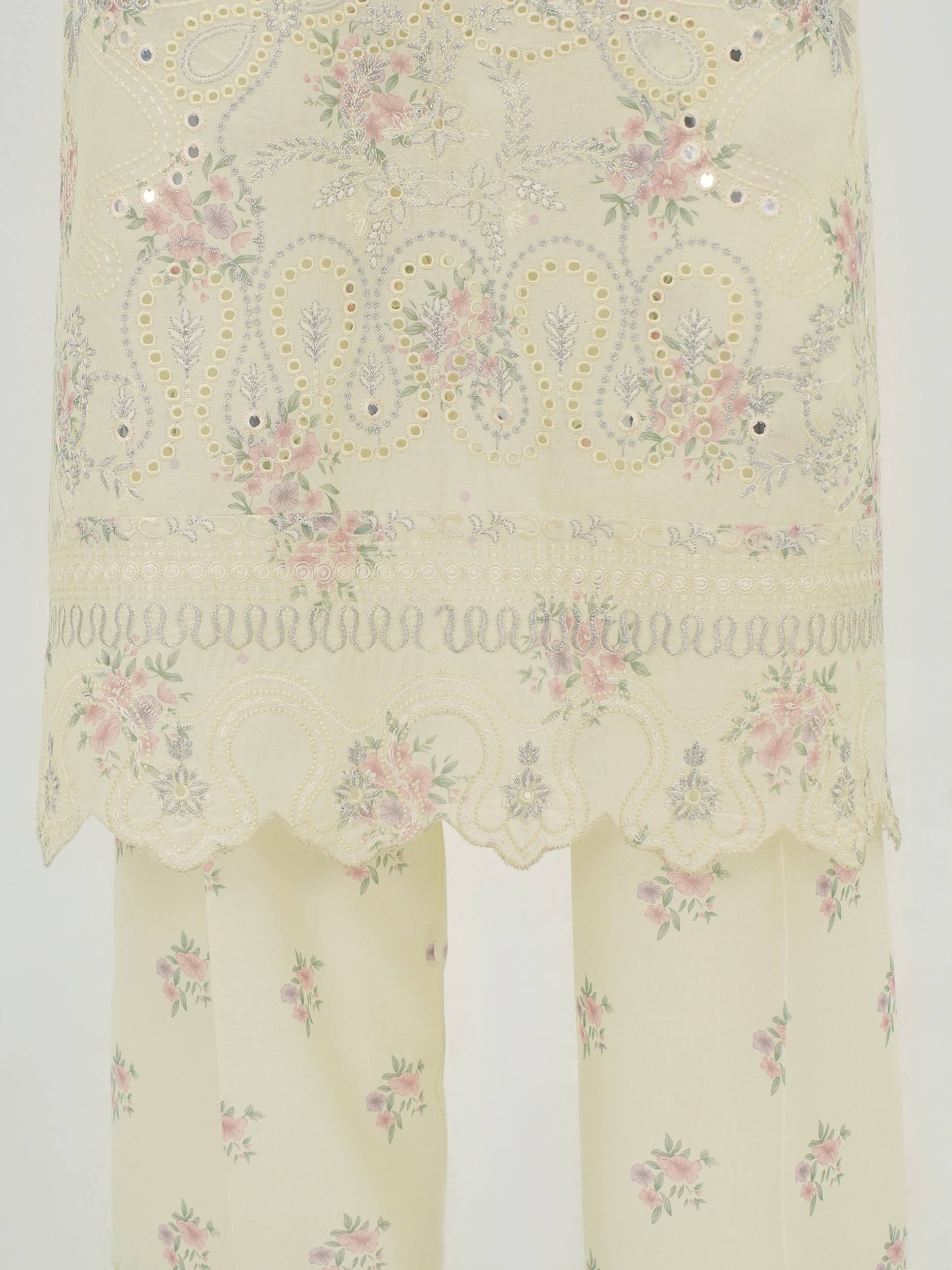 3 Piece Lawn Suit- Embroidered (Unstitched) 