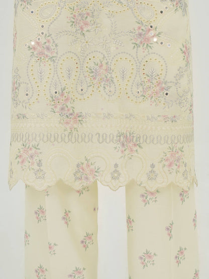 3 Piece Lawn Suit- Embroidered (Unstitched) 