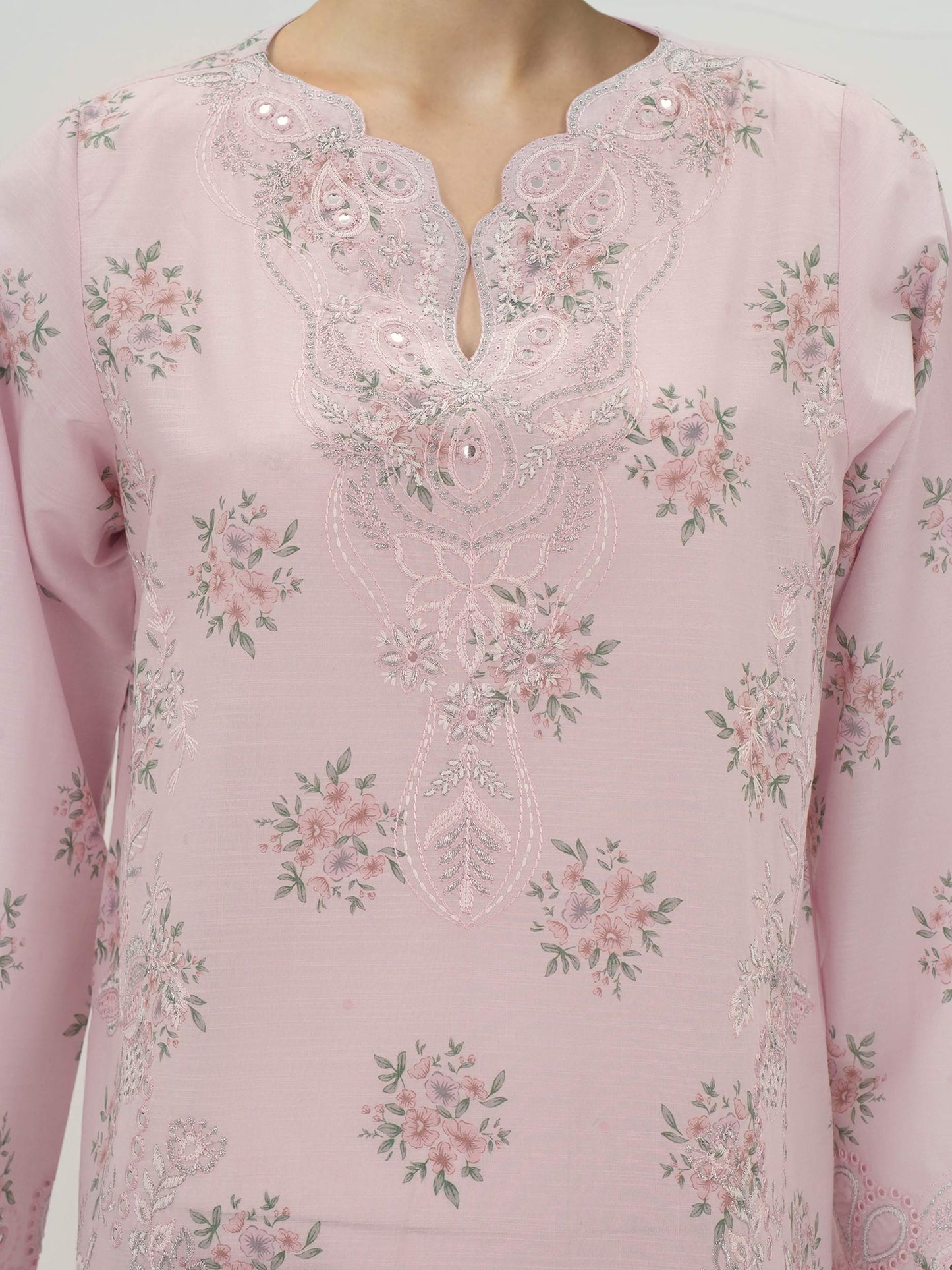 3 Piece Lawn Suit- Embroidered (Unstitched) 