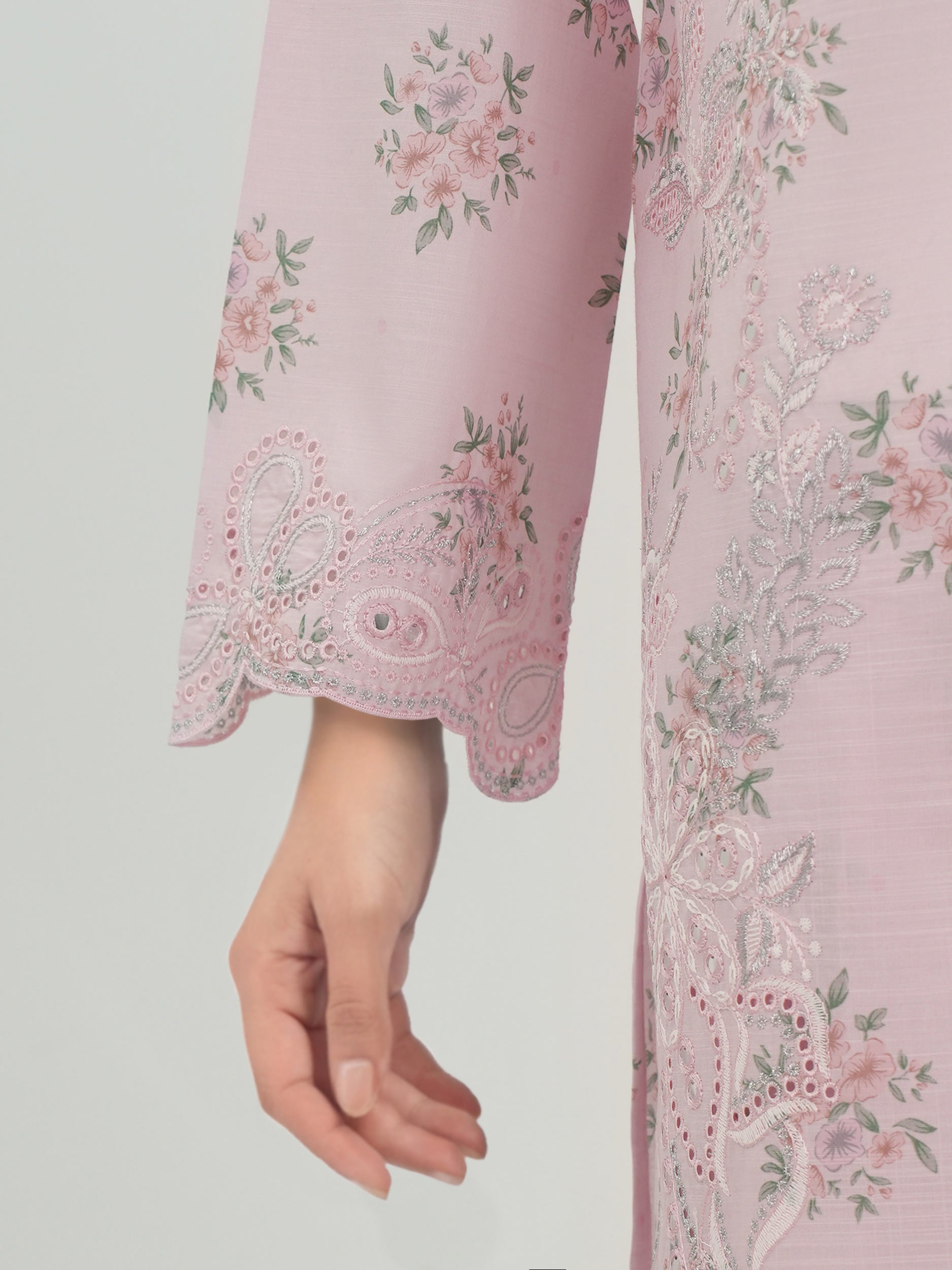 3 Piece Lawn Suit- Embroidered (Unstitched) 