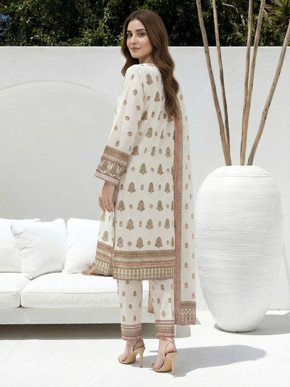 3 Piece Lawn Suit- Embroidered (Unstitched)