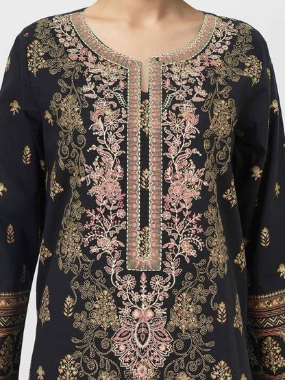 3 Piece Lawn Suit- Embroidered (Unstitched)