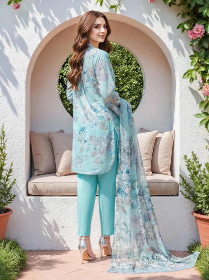 3 Piece Lawn Suit (Unstitched)