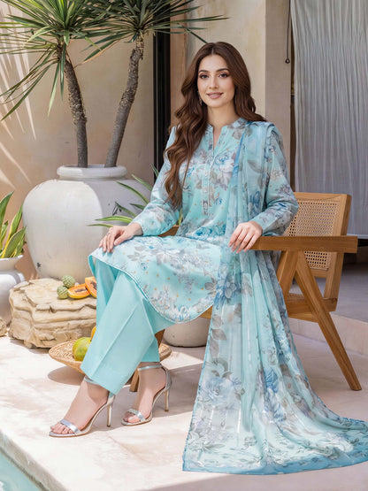 3 Piece Lawn Suit (Unstitched)