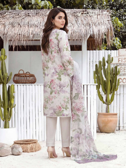 3 Piece Lawn Suit (Unstitched)