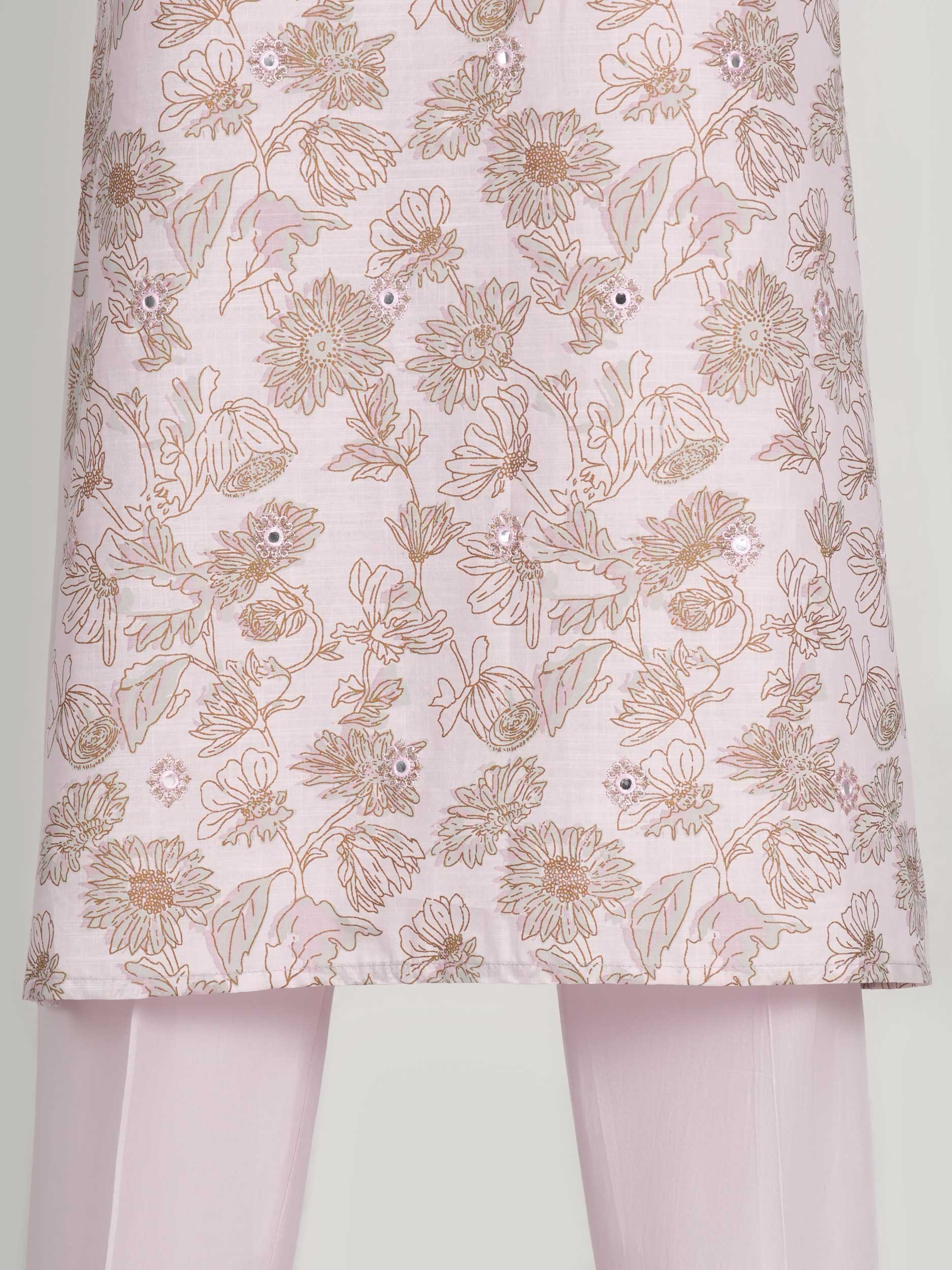 3 Piece Lawn Slub Suit- Embroidered (Unstitched)